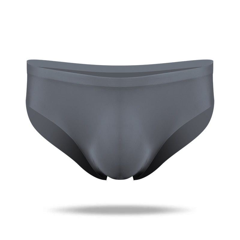 Ice Silk Cool Half Transparent Men's Brief - versaley