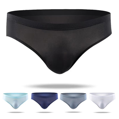 Ice Silk Fashion Sexy Men's Brief - versaley