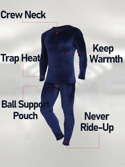 Double Heavyweight Fleece Thermal Underwear Set