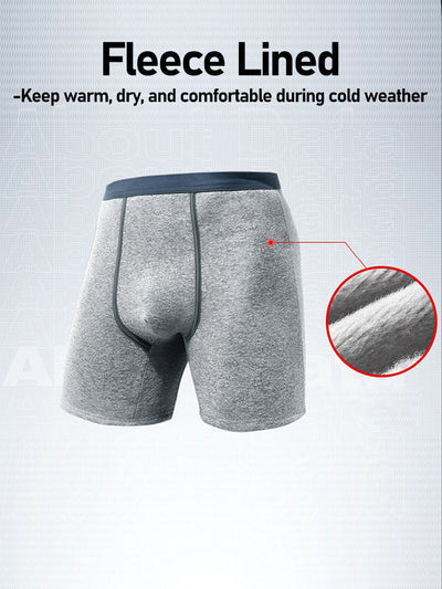 2 Pack Anti-chafing Thermal Mens Boxer Shorts