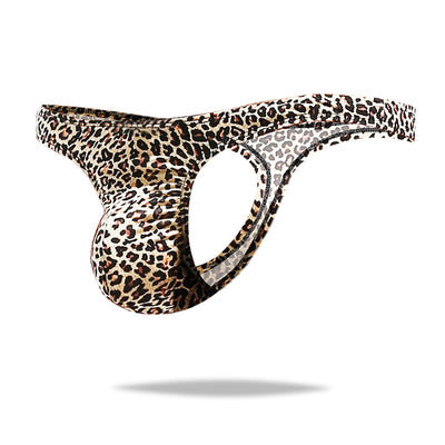 2020 Newest Top Viscose Sexy Leopard Men's Thong - versaley