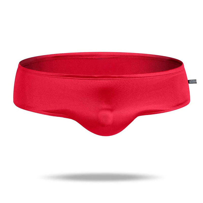 Sexy Mens Solid Contour Pouch Bikini Swimsuit - versaley