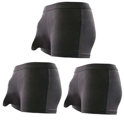 3* Pack Newest Elephant Style Micro Modal Low Rise Boxer Brief-2023 New Year Sale🔥‼ AMAZING 45% DISCOUNT 🔥‼ END SOON 😍 !