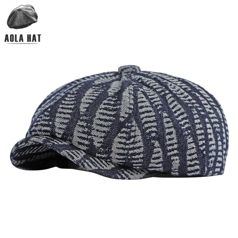 2022 “Harden” Personalized Trend Denim Newsboy Cap - versaley