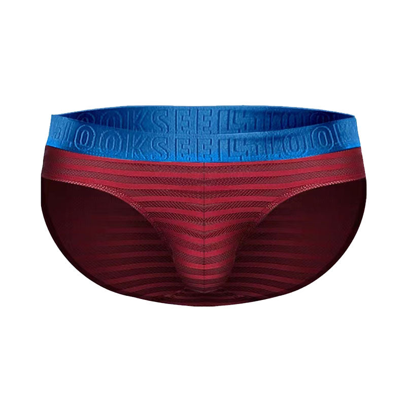 Newest Mesh Style Superior Ice Silk Cool Men's Briefs - versaley