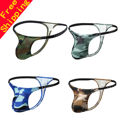 Fashion Sexy Camouflage Men's Thong - versaley