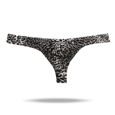 Ice Silk Men's Leopard Thong - versaley