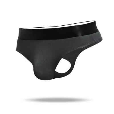 Mesh Style Ice Silk Cool Comfortable Men's Thong - versaley