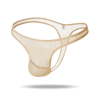 Super Sexy Spider Web Lace Style Men's Thong - versaley