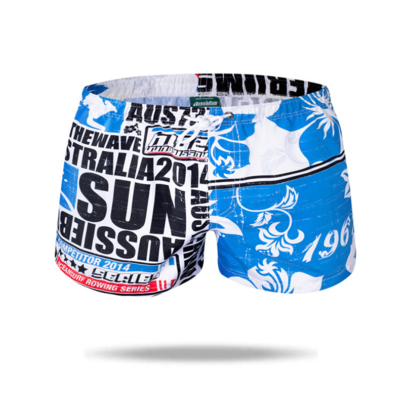 Classic Men's Printed Swim Trunks - versaley