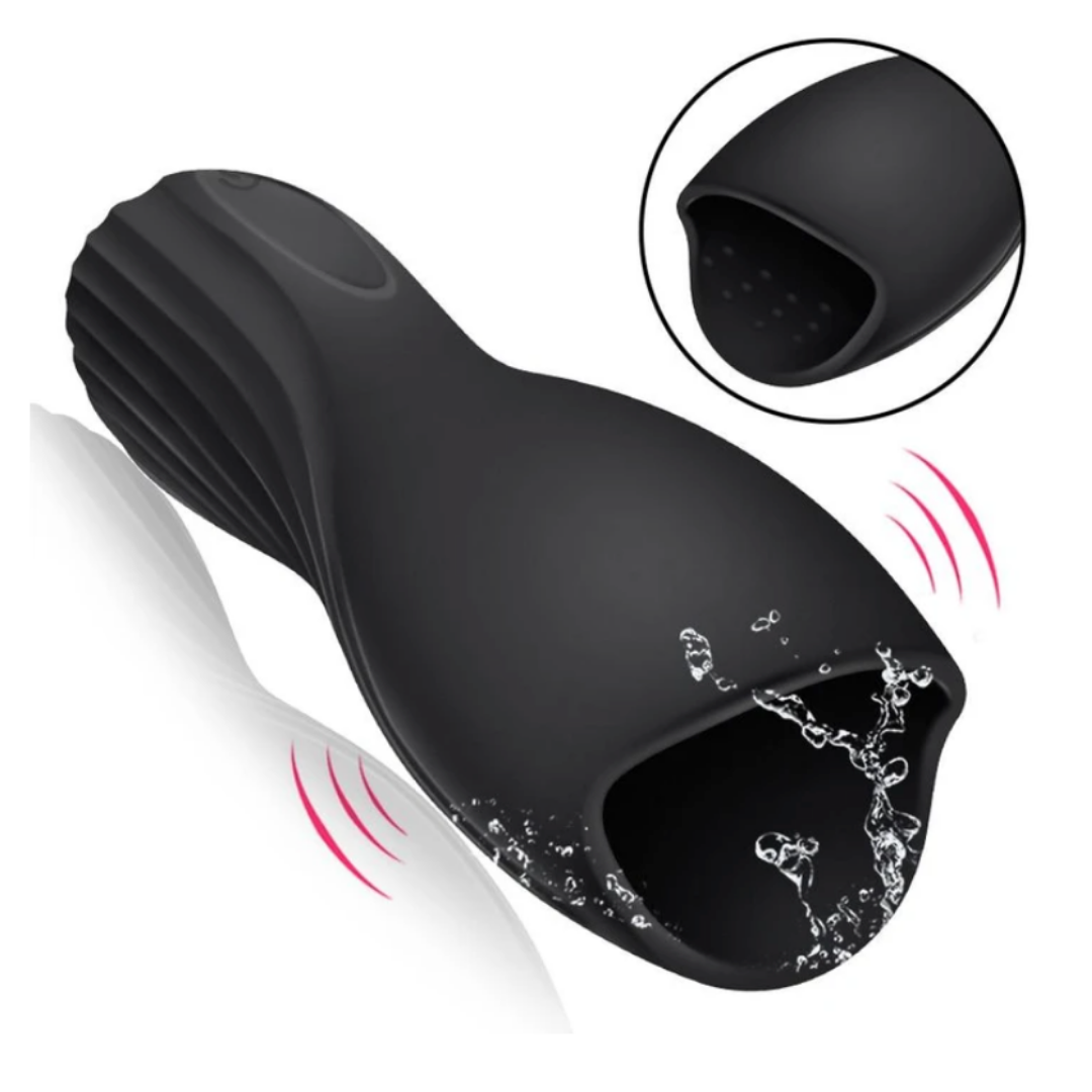 Male Masturbator Vibrator - Blowjob Toy