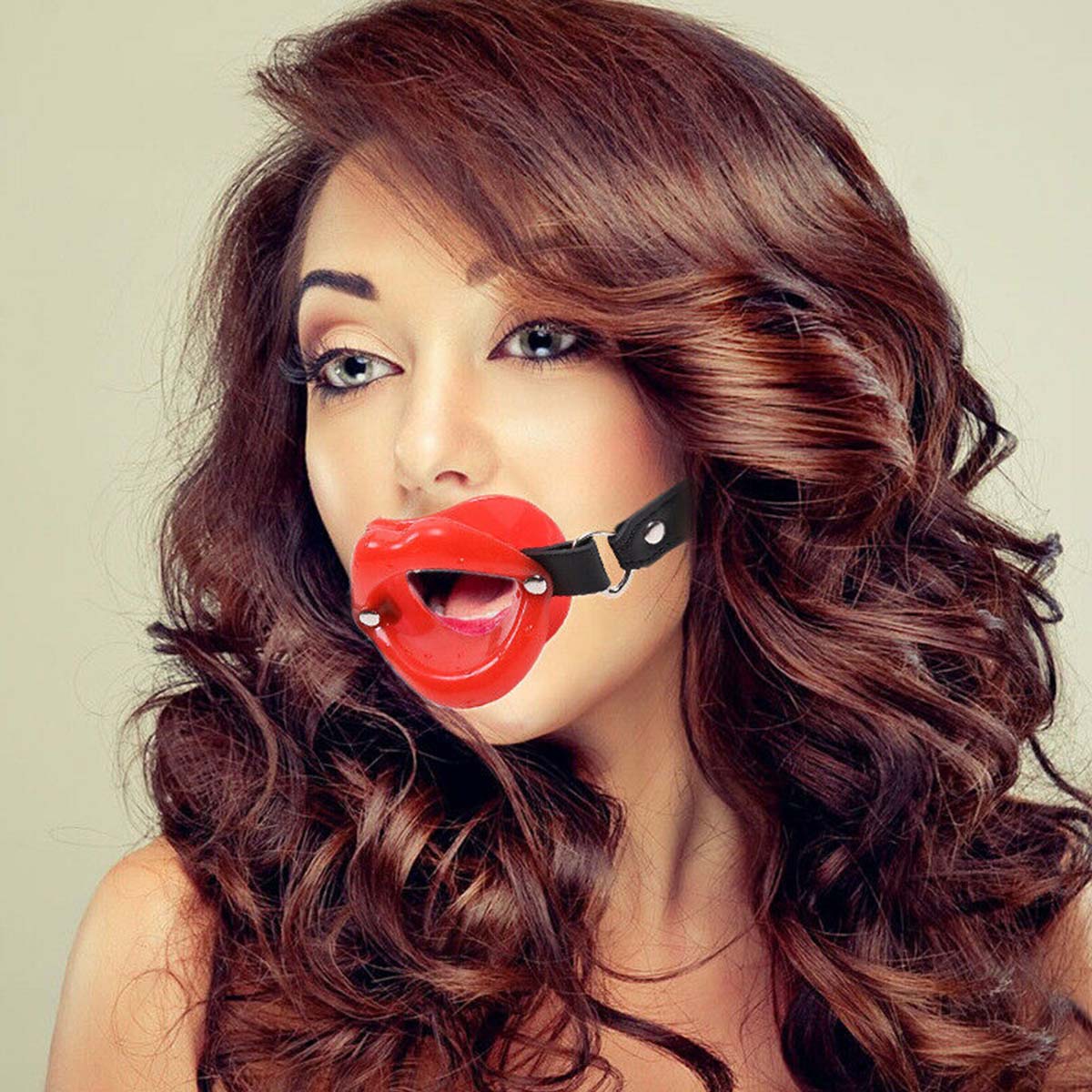 2.95′′ Silicone Mouth Gag Ring Ball Gag