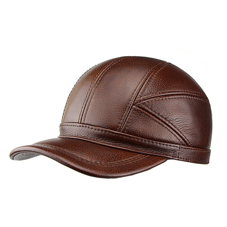 "A&W" Outdoor cowhide baseball cap - versaley