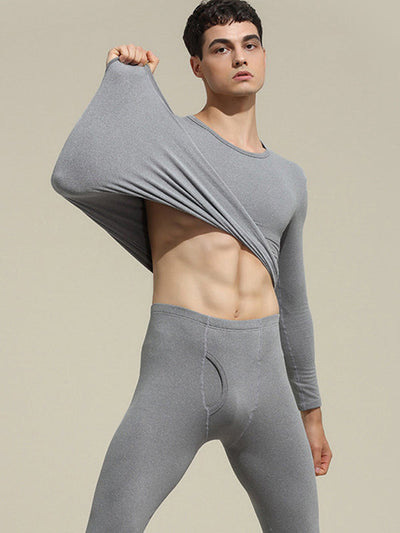 Men's Thermal Underwear Set With Fleece Lined