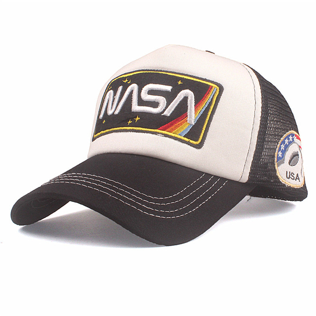 NEW NASA EMBROIDERED BASEBALL CAP - versaley