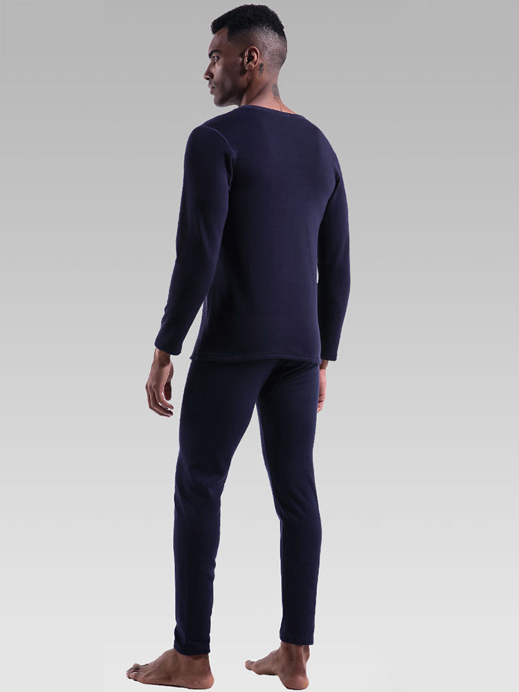 Men's Ultra Soft Thermal Underwear with Fleece Lined