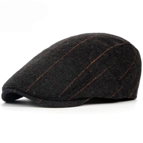 "Derrence" Wool Flat Cap - versaley