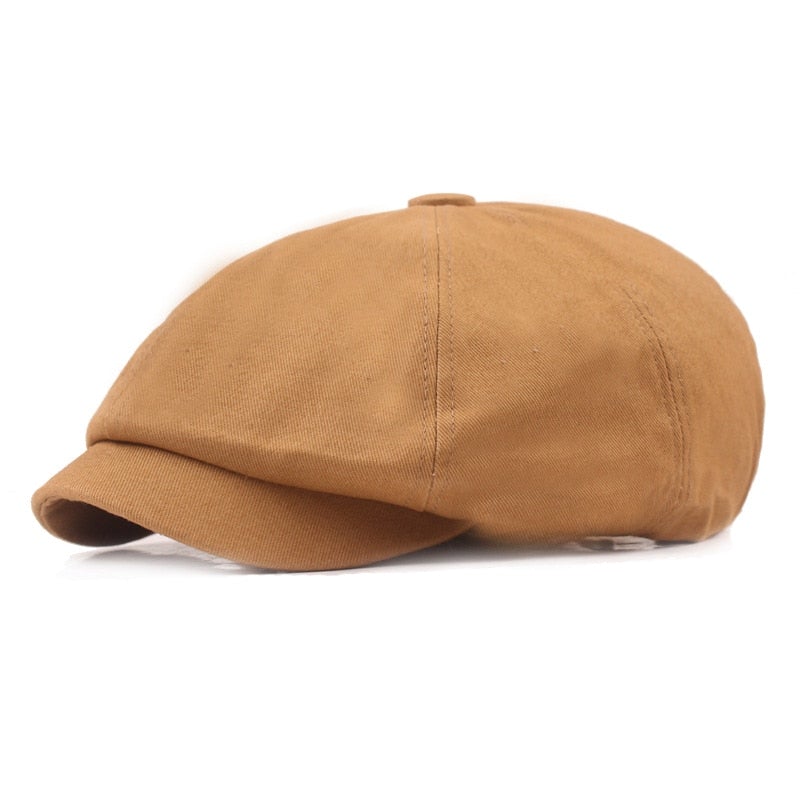 "NY Pump" Newsboy Cotton Cap - versaley