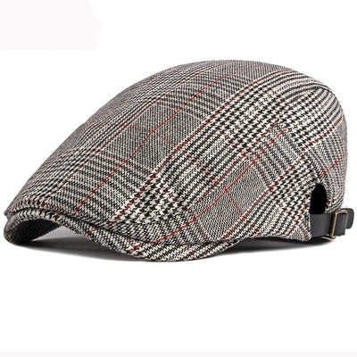 "Swender" Cotton Flat Cap - versaley