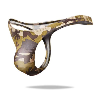 2020 Newest Top Viscose Sexy Leopard Men's Thong - versaley