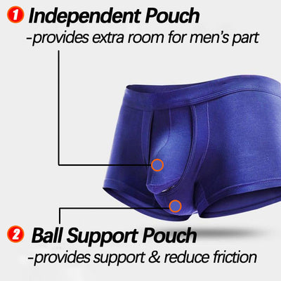 3 Pack Modal Ball Hammock Separate Men's Underwear - versaley