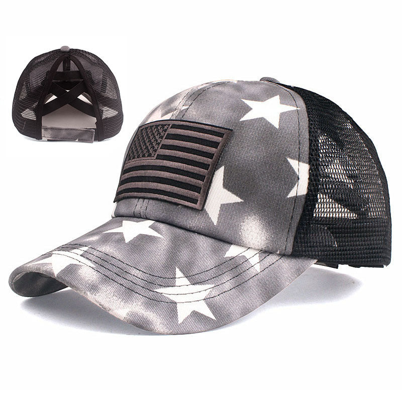 NATIONAL FLAG EMBROIDERED BASEBALL CAP - versaley