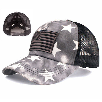 NATIONAL FLAG EMBROIDERED BASEBALL CAP - versaley