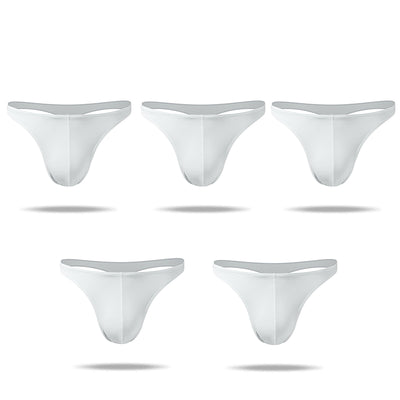 5 Pics Newest Superior Ice Silk Cool Comfortable Men's Thong - versaley