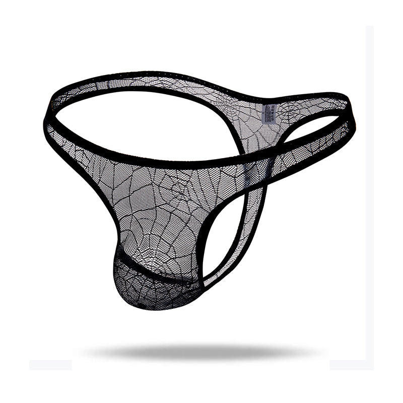 Super Sexy Spider Web Lace Style Men's Thong - versaley