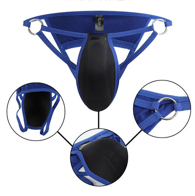 Premium Cotton Stylish Half Back Cup Jockstrap - versaley