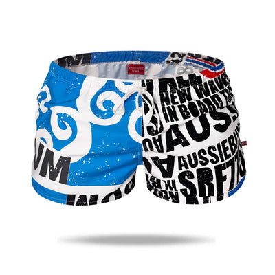 Classic Men's Printed Swim Trunks - versaley