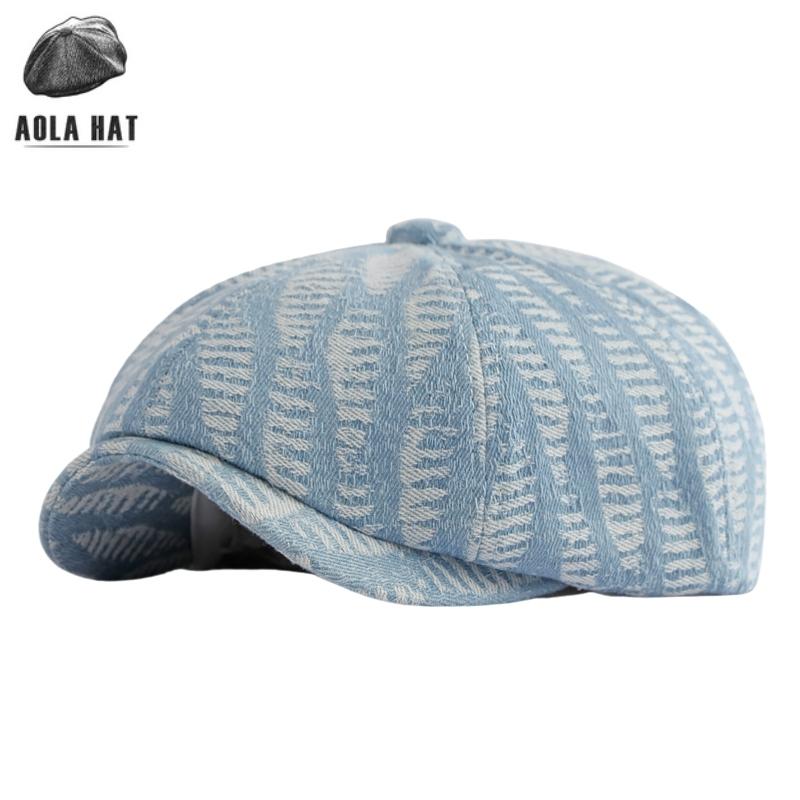2022 “Harden” Personalized Trend Denim Newsboy Cap - versaley