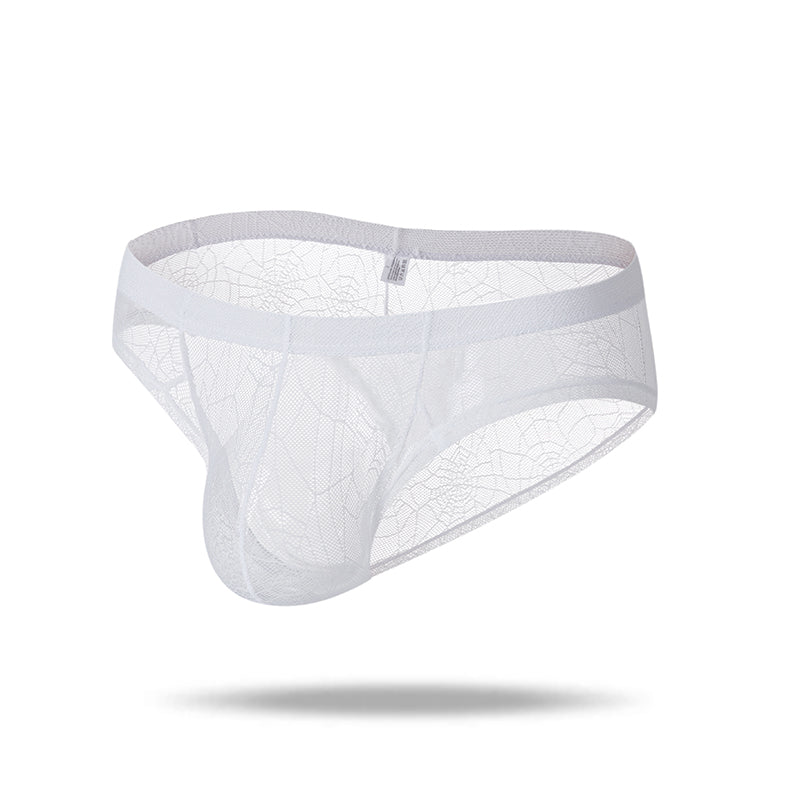 Super Sexy Spider Web Lace Style Men's Brief - versaley