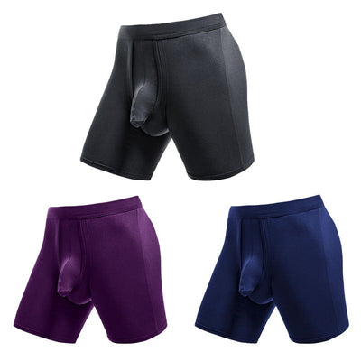 Long Leg Style Modal Separate Men's Underwear - versaley