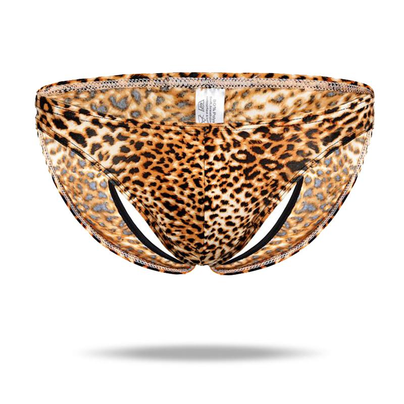 Ice Silk Hollow Sexy  Leopard Panties - versaley