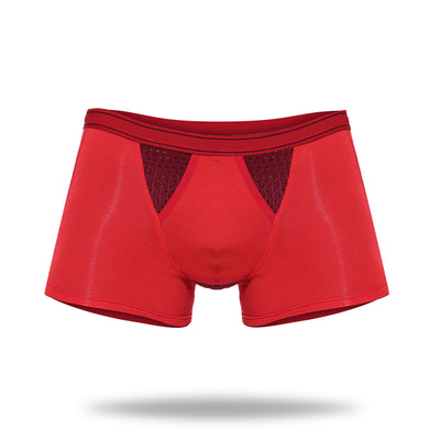 Bamboo Fabric Breathable Dual Pouch Men's Trunk - versaley