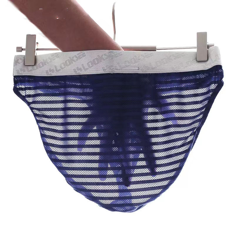 Newest Mesh Style Superior Ice Silk Cool Men's Briefs - versaley