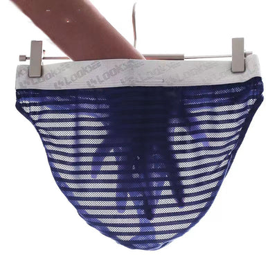 Newest Mesh Style Superior Ice Silk Cool Men's Briefs - versaley