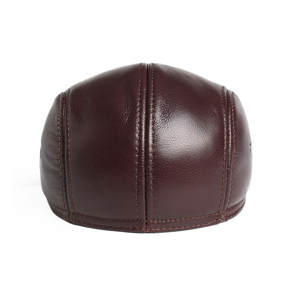 Classic Cowhide PU Flat cap - versaley