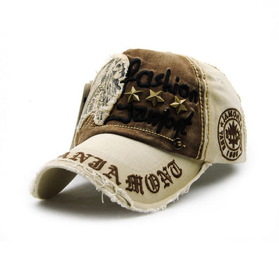 EMBROIDERED WILLOW STUD BASEBALL CAP - versaley