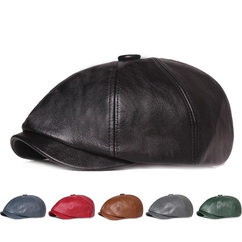 "Kenmare" Newsboy Leather Cap - versaley