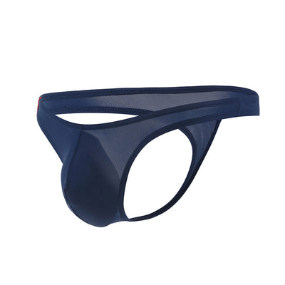 Men's U Convex Pouch Ice Silk Thongs - versaley