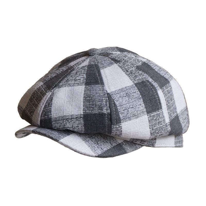 Vintage Linen Newsboy Hat 56-59CM - versaley