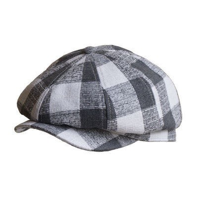 Vintage Linen Newsboy Hat 56-59CM - versaley