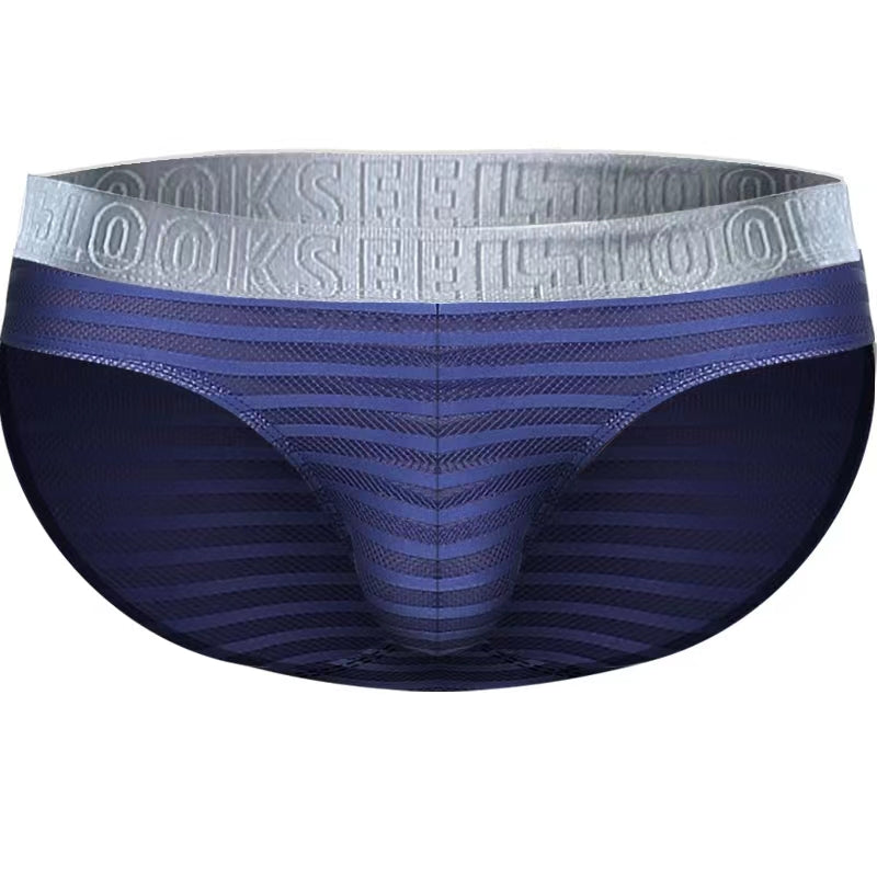 Newest Mesh Style Superior Ice Silk Cool Men's Briefs - versaley