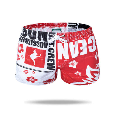 Classic Men's Printed Swim Trunks - versaley