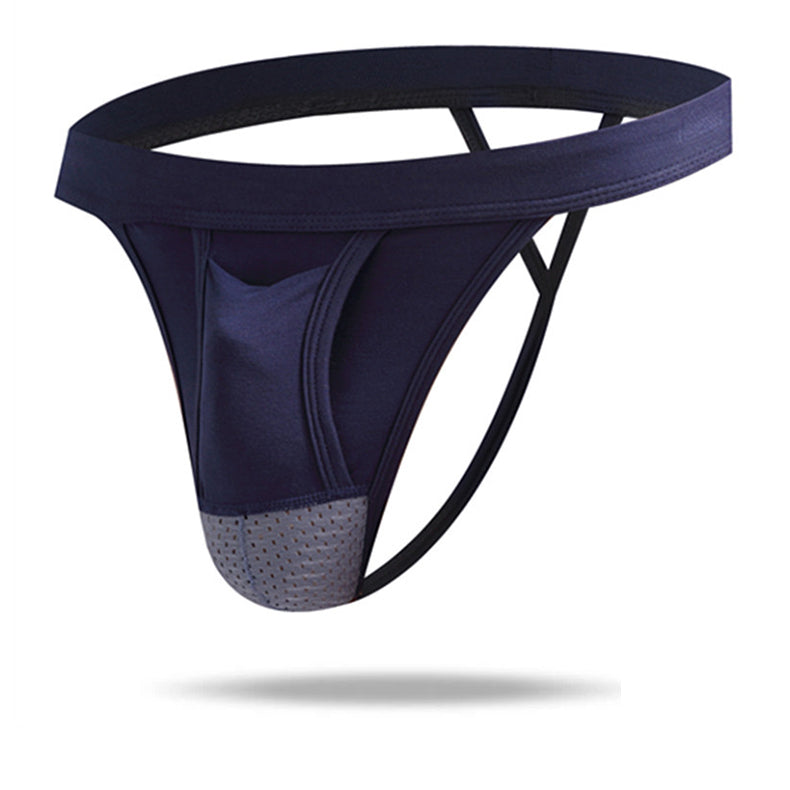 Micro Modal  Cool  Dual Pouch Men's Thong - versaley
