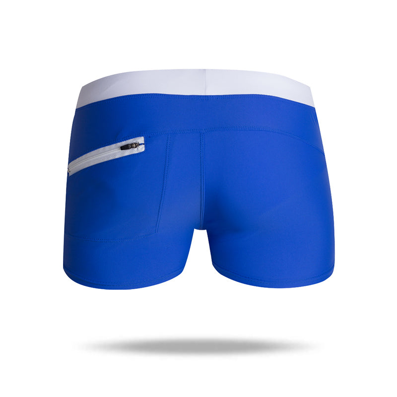 Men's Beach Board Shorts Swimwear   with Zipper Pockets - versaley