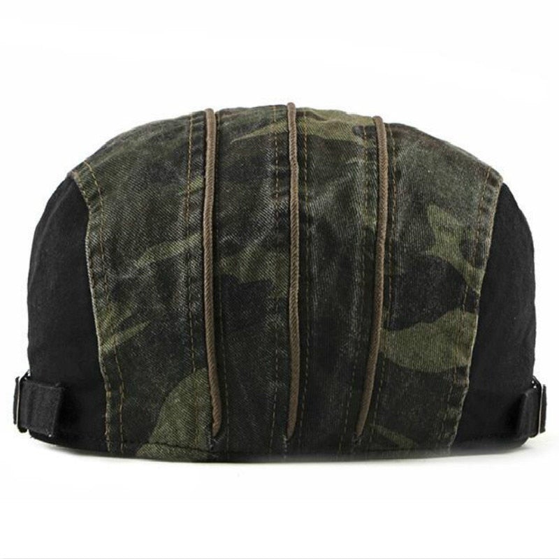 "Miller" Camouflage Cotton Flat Cap - versaley