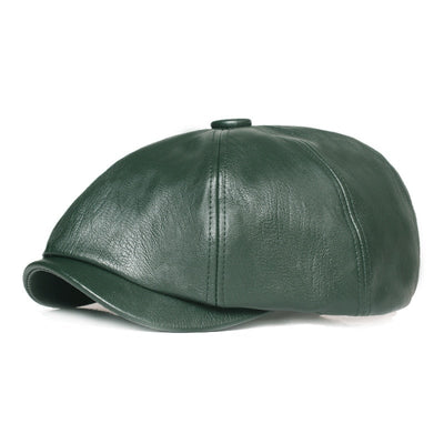 "Kenmare" Newsboy Leather Cap - versaley